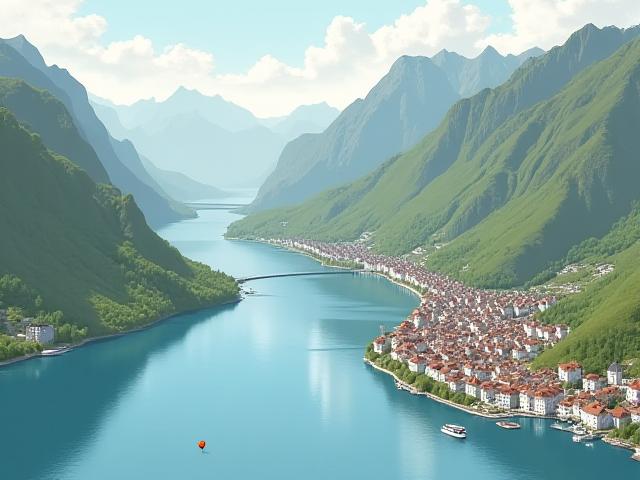 Karte von Hallstatt, Österreich, mit dem Standort von Permafrost Ton markiert
